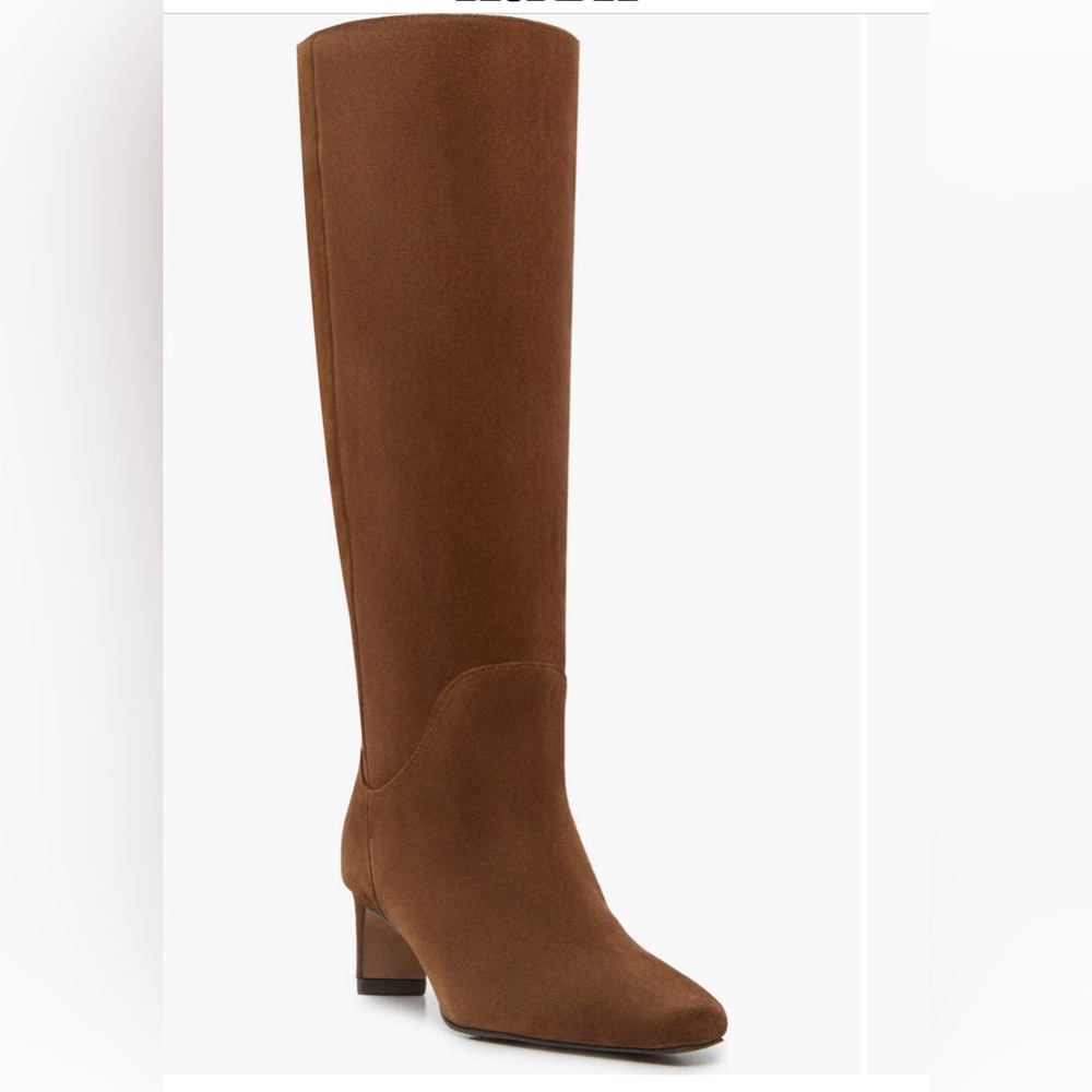 Vince Camuto Leather Brown Knee-High Women's Boots